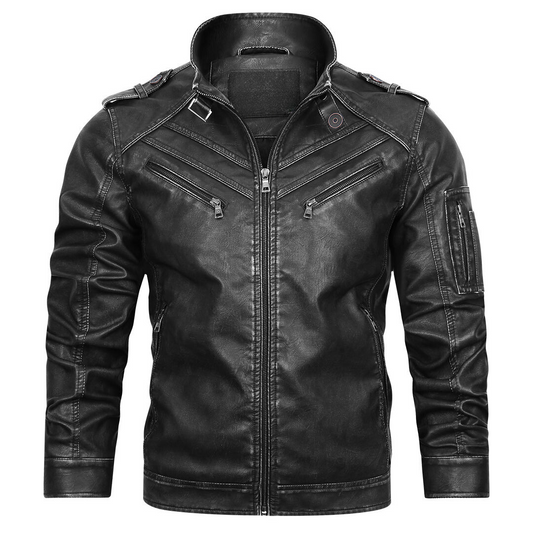 Franco | Classic Leather Jacket | Last Day 80% Off!