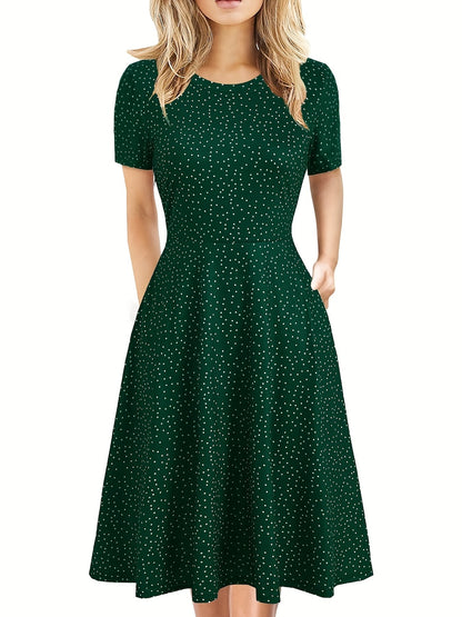 Evelyn Quinn | Retro A-Line Summer Dress | Last Day 80% Off!