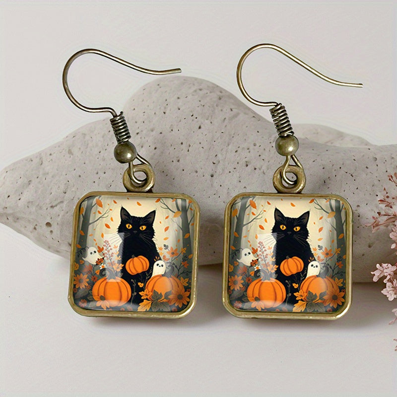 Unique Cat Autumn Earrings | Last Day 80% Off!