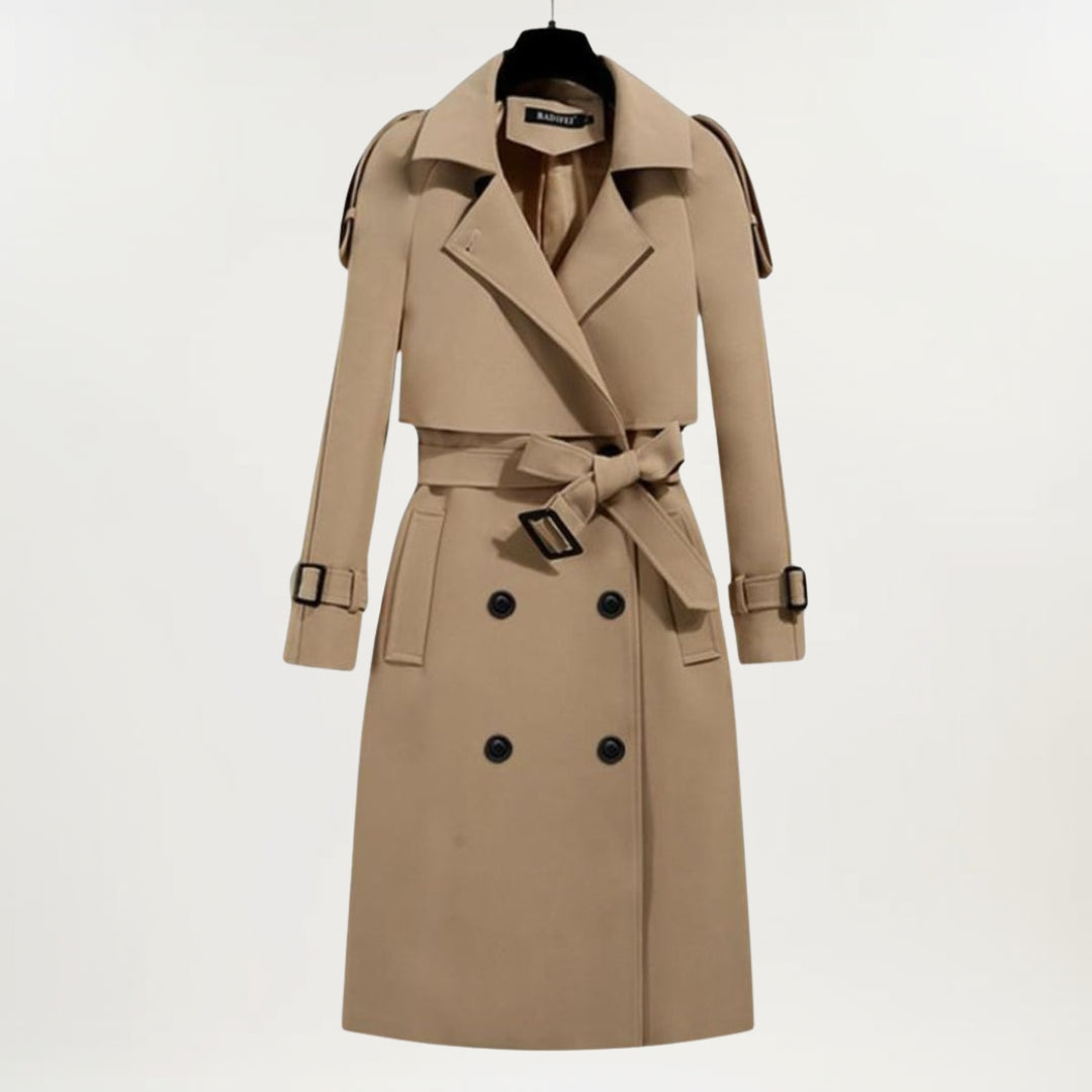 Ashbury | Longline Trench Coat | Last Day 80% Off!