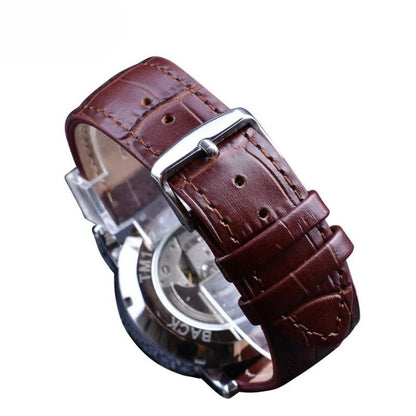 Luxury Automatic Leather Watch™ - Wilson | Last Day 80% Off!