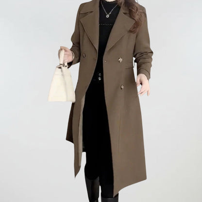 Rosehaven | Classic Longline Trench Coat | Last Day 80% Off!