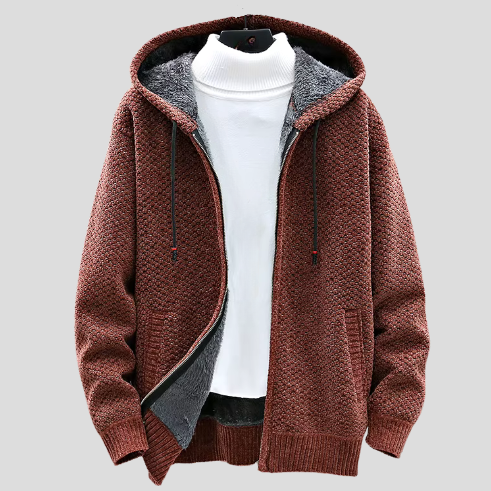Kelvin - Nordic Knit Hoodie | Last Day 80% Off!