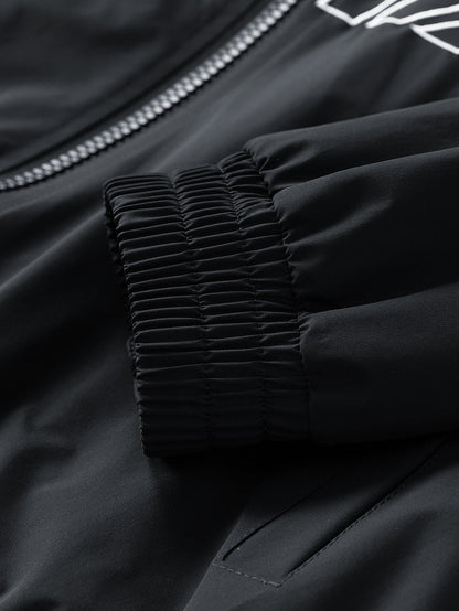 Relaxed Fit Embroidered Racing Jacket | Last day 80% off!