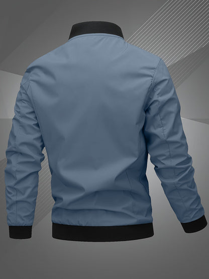 Harm | Casual Bomber Jacket with Long Sleeves | Last Day 80% Off!