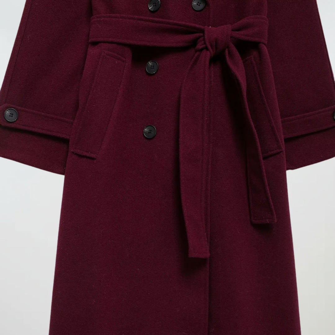 Rowenleigh | Longline Wool Overcoat | Last Day 80% Off!