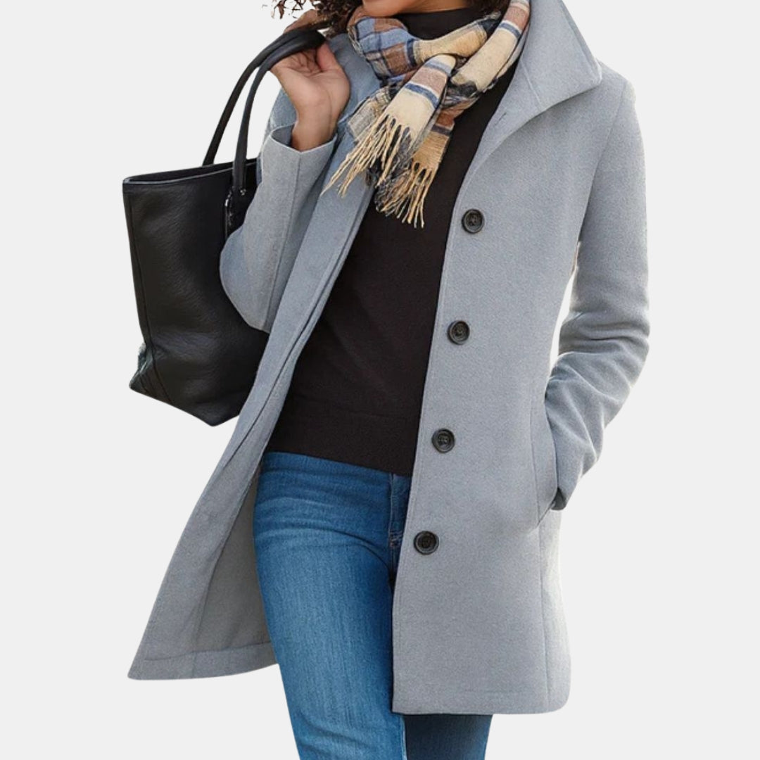 Elmsworth | Flattering Longline Coat | Last Day 80% Off!