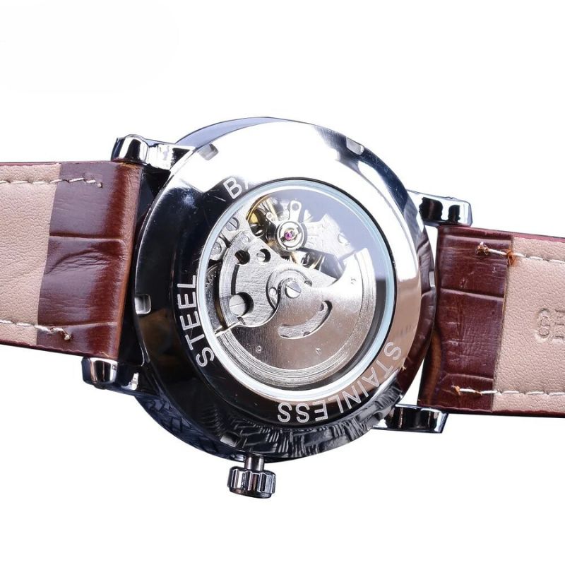 Luxury Automatic Leather Watch™ - Wilson | Last Day 80% Off!