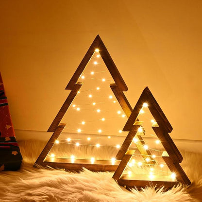 MerryGlow™ Trees - Wooden Lighted Christmas Trees | Last Day 80% Off!