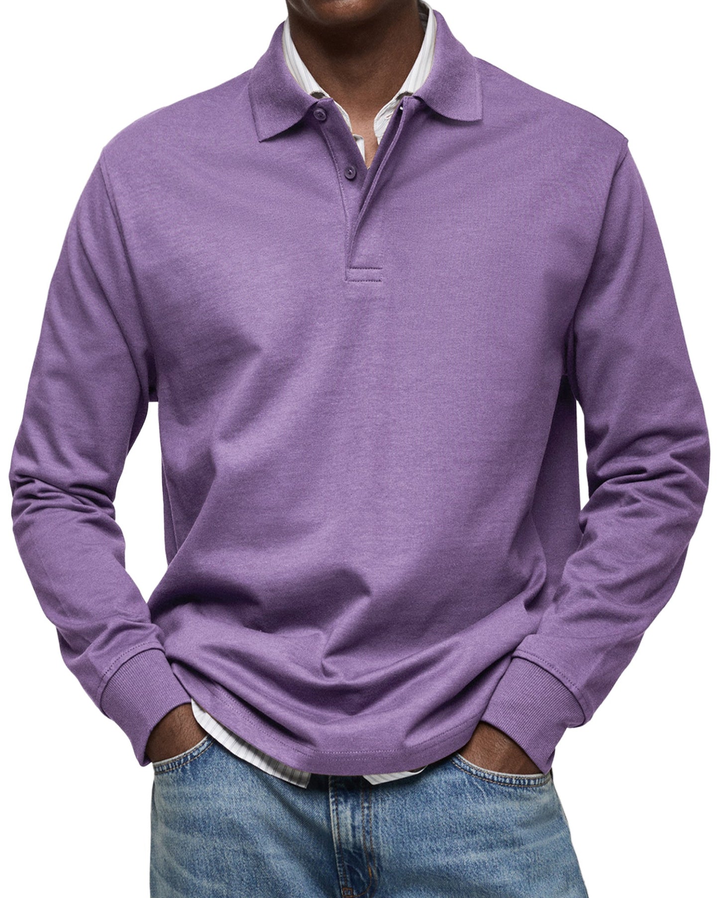 Marconelli | Luxury Polo With Long Sleeves | Last Day 80% Off!
