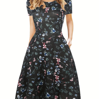 Evelyn Quinn | Retro A-Line Summer Dress | Last Day 80% Off!