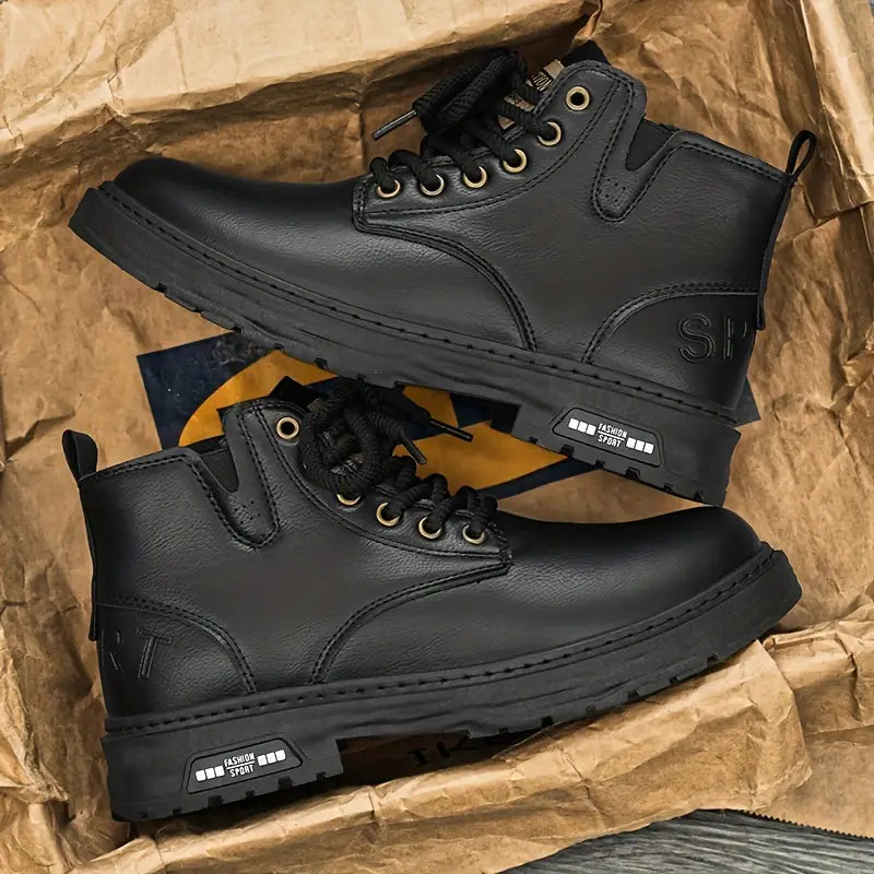 Reeves™ Trail Leather Boots — Rugged Grip Meets All-Weather Comfort