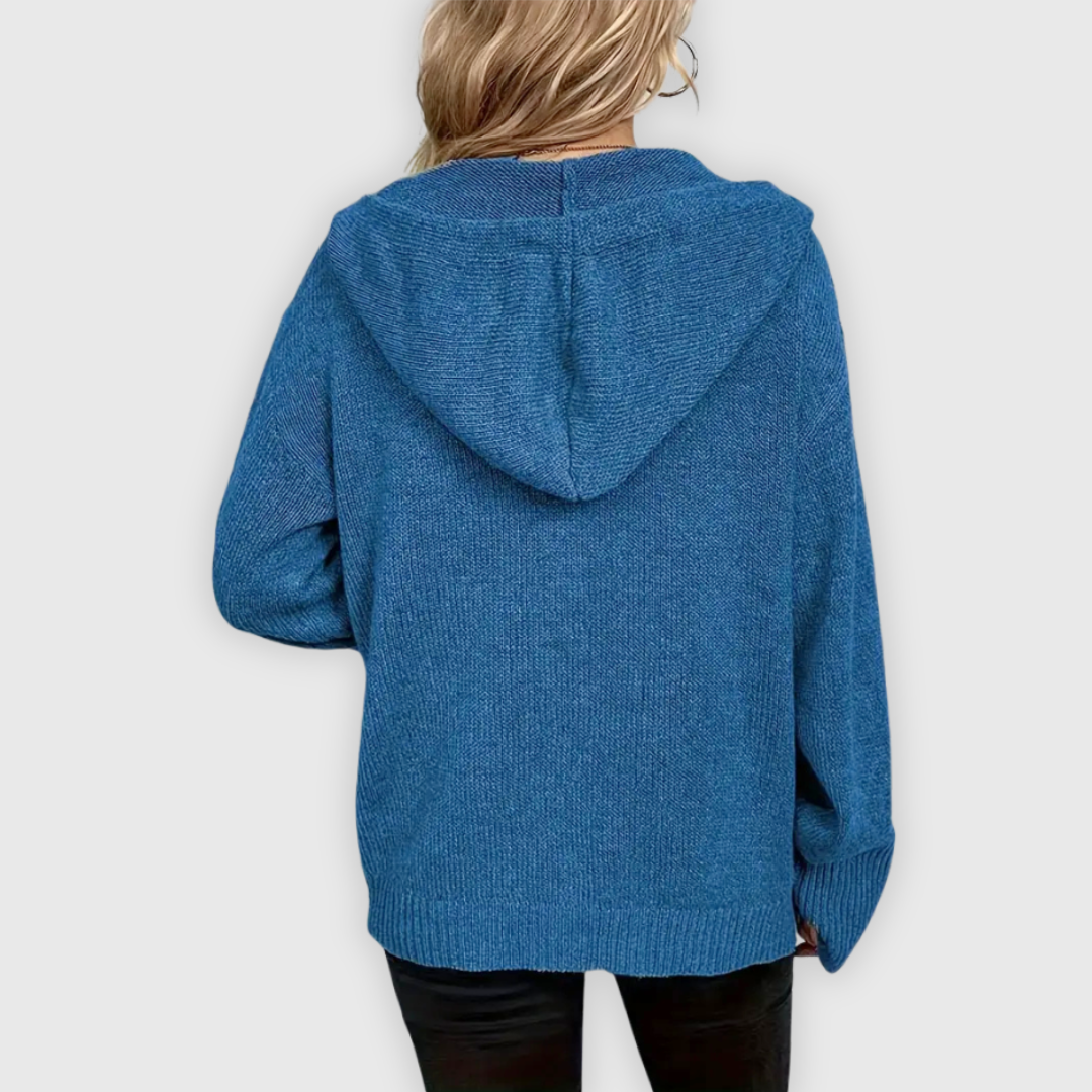 Chivana™ - Stylish & Chic Long-Sleeve Hoodie with Button Placket | Last Day 80% Off!