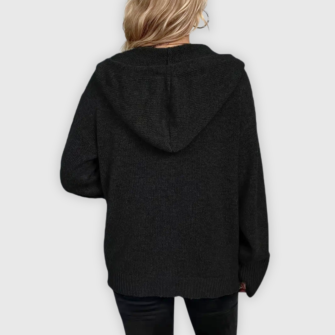 Chivana™ - Stylish & Chic Long-Sleeve Hoodie with Button Placket | Last Day 80% Off!