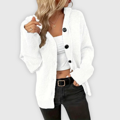Chivana™ - Stylish & Chic Long-Sleeve Hoodie with Button Placket | Last Day 80% Off!