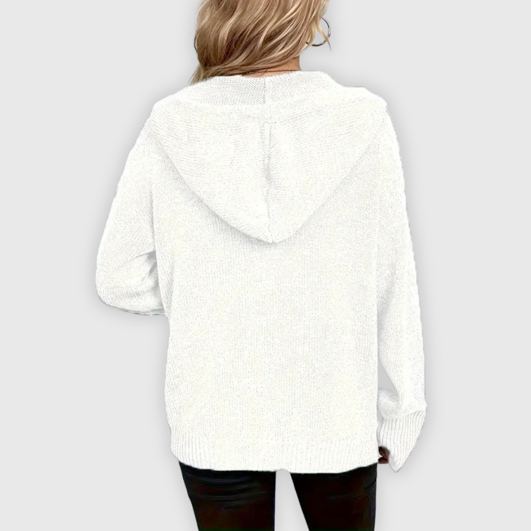 Chivana™ - Stylish & Chic Long-Sleeve Hoodie with Button Placket | Last Day 80% Off!