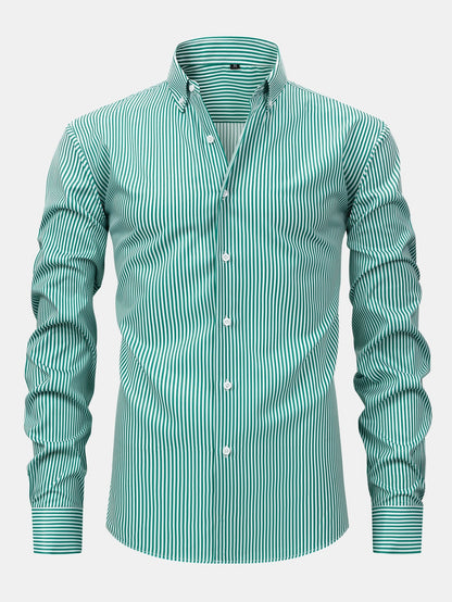 Long Sleeve Striped Shirt with Buttons | Last Day 80% Off!