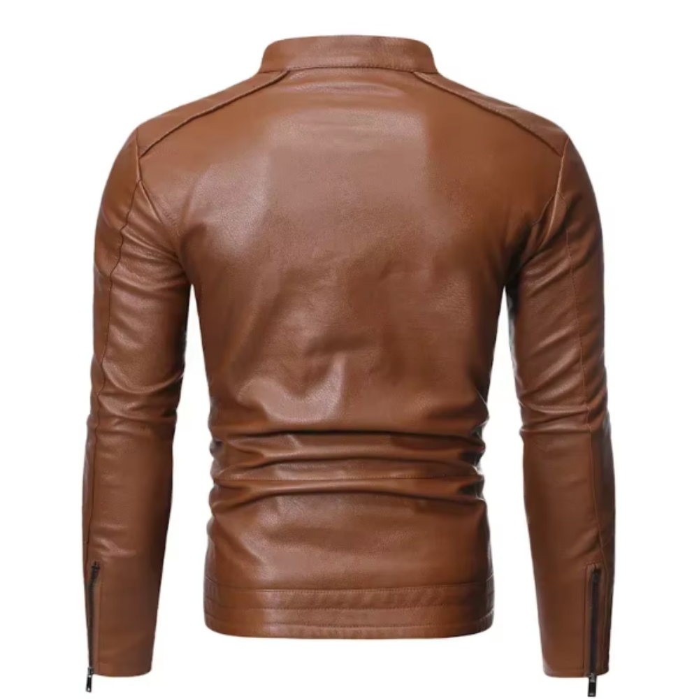 Elegant Leather Jacket | Last Day 80% Off!