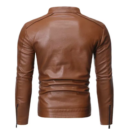 Elegant Leather Jacket | Last Day 80% Off!