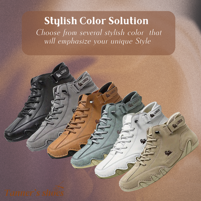 Jaxon | Men's High Top Orthopaedic Athletic Casual Shoes | Last day 80% off!