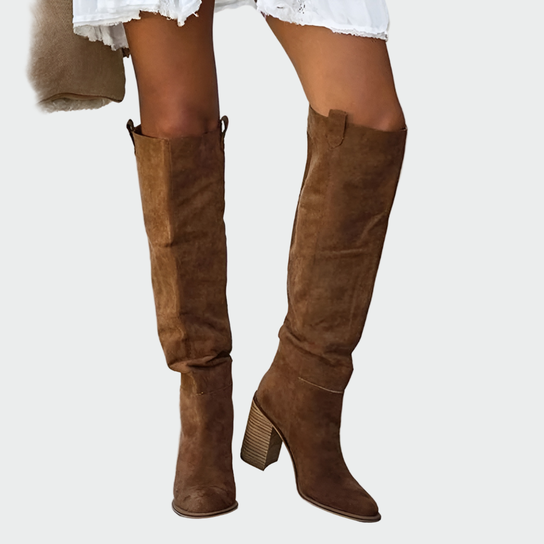 Knee-High Leather Orthopedic Boots | Last Day 80% Off!