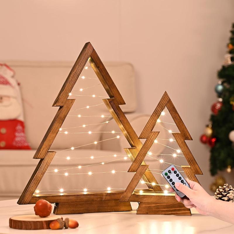 MerryGlow™ Trees - Wooden Lighted Christmas Trees | Last Day 80% Off!