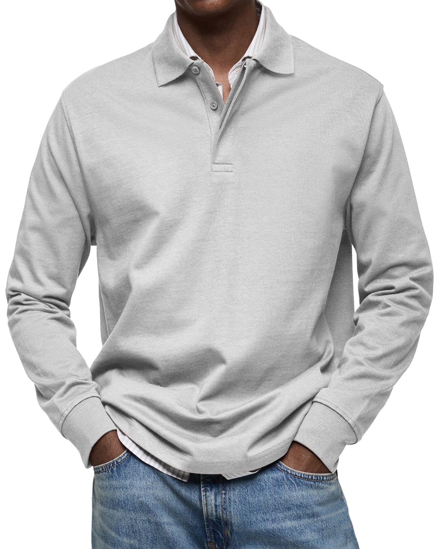 Marconelli | Luxury Polo With Long Sleeves | Last Day 80% Off!