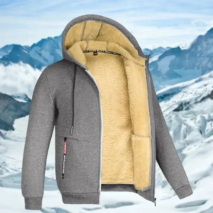 Gilben - Men's Winter Jacket with Hood and Fleece | Last day 80% off!