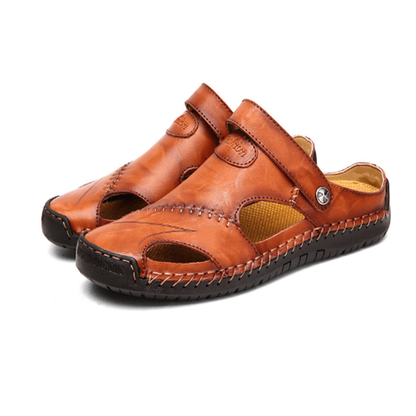 Chris™ | Orthopaedic Leather Men's Sandals | Last day 80% off!