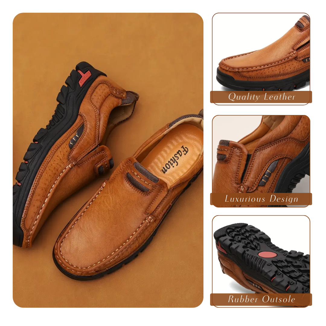 Carl | Fashionable Loafers with Stitching for Men | Last day 80% off!