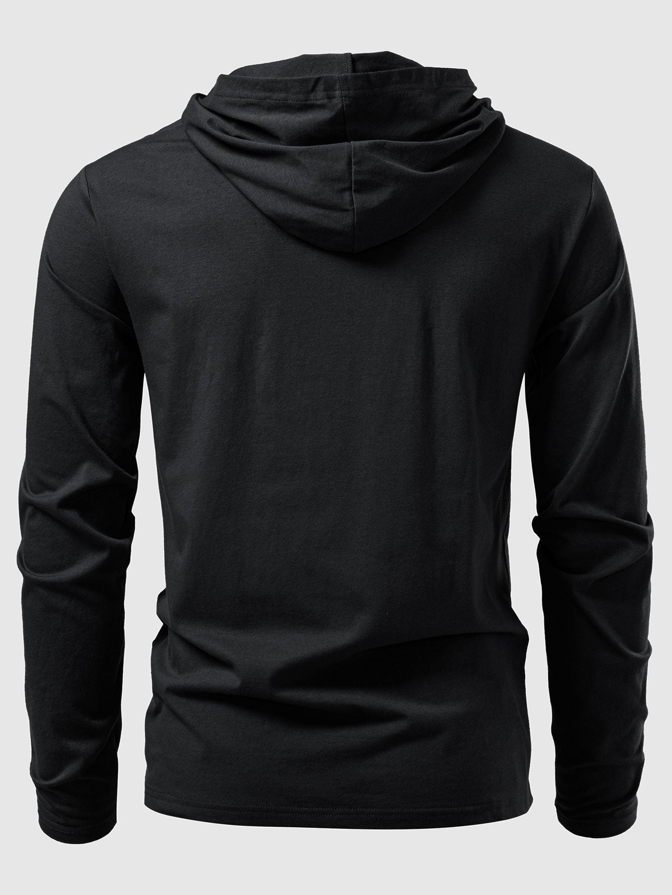 Long Sleeve Cotton Hoodie T-Shirt | Last day 80% off!
