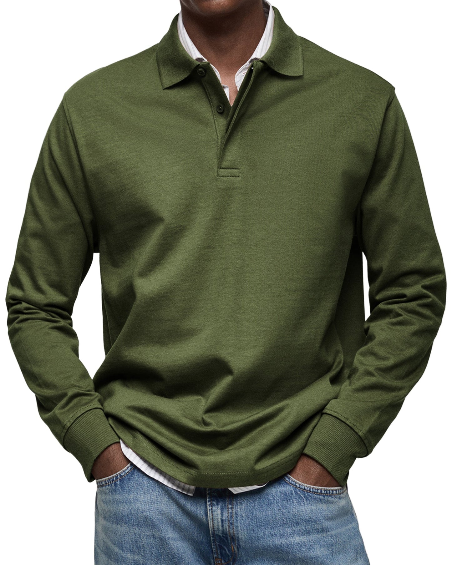 Marconelli | Luxury Polo With Long Sleeves | Last Day 80% Off!