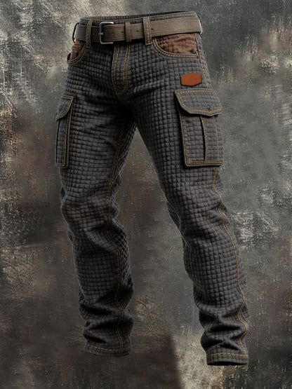 Retro multifunctional work trousers for men with pockets | Last Day 80% Off!