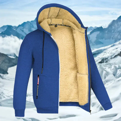 Gilben - Men's Winter Jacket with Hood and Fleece | Last day 80% off!