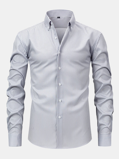 Long Sleeve Striped Shirt with Buttons | Last Day 80% Off!