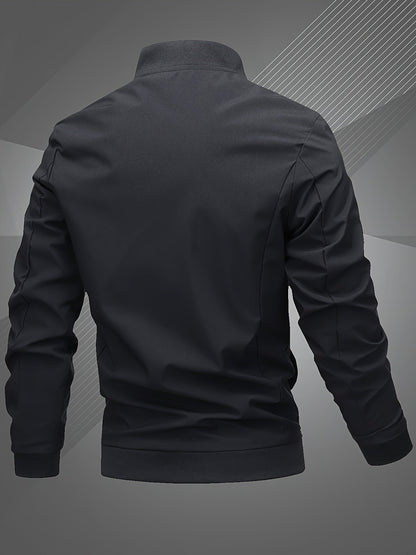 Harm | Casual Bomber Jacket with Long Sleeves | Last Day 80% Off!