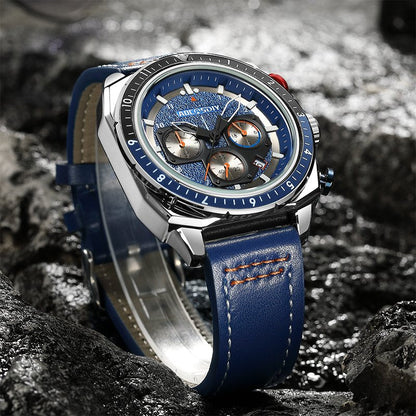 Luxury Quartz Sport Chronograph Watch™ - Wilson | Last Day 80% Off!