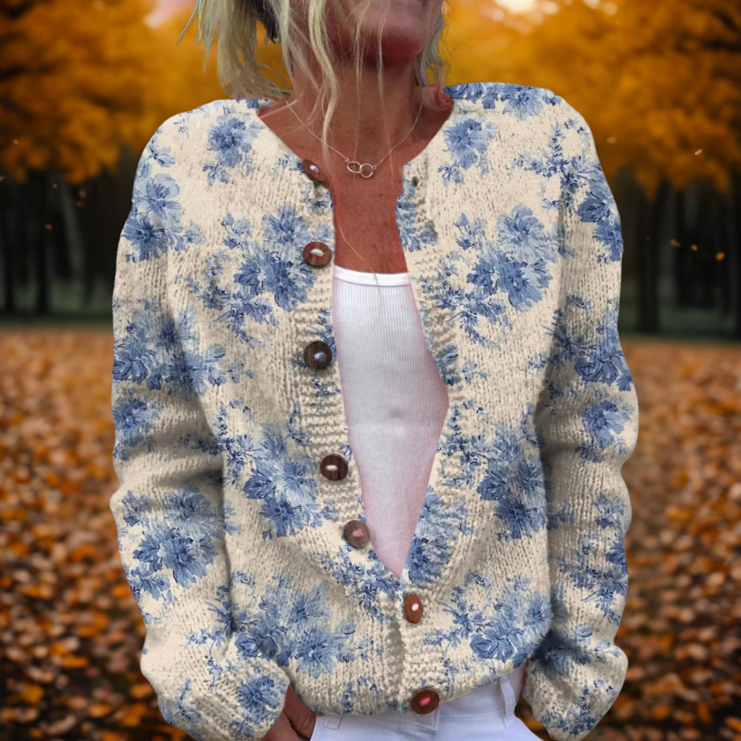 Lianne | Floral Art Cardigan | Last Day 80% Off!