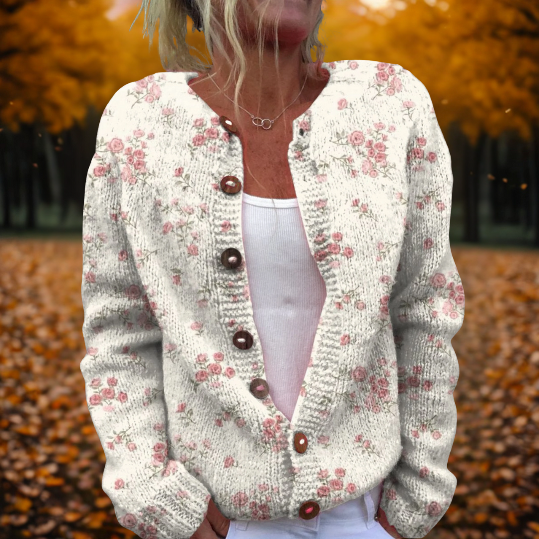 Stella | Pink Rose Cardigan | Last Day 80% Off!