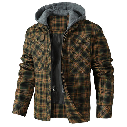 Hooded Flannel Jacket (4 Designs) Last day 80% off!
