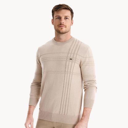 Wilson | Stylish Men's Pullover with Check Design | Last Day 80% Off!