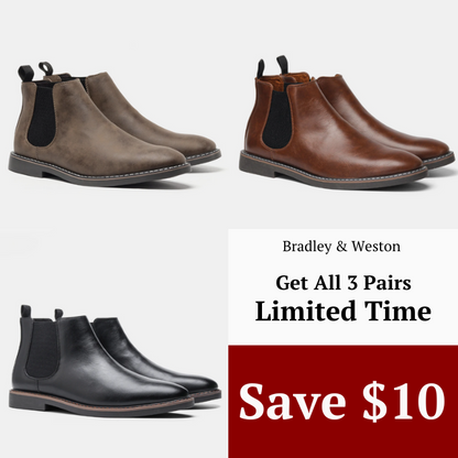 Lawson™ Oxford-Style Leather Boots — Smart Look, Everyday Comfort