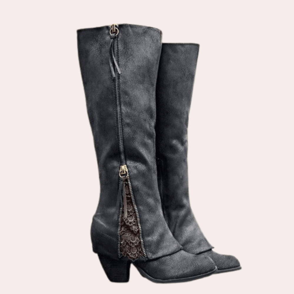 Cressida - Lace Rider Boots | Last Day 80% Off!