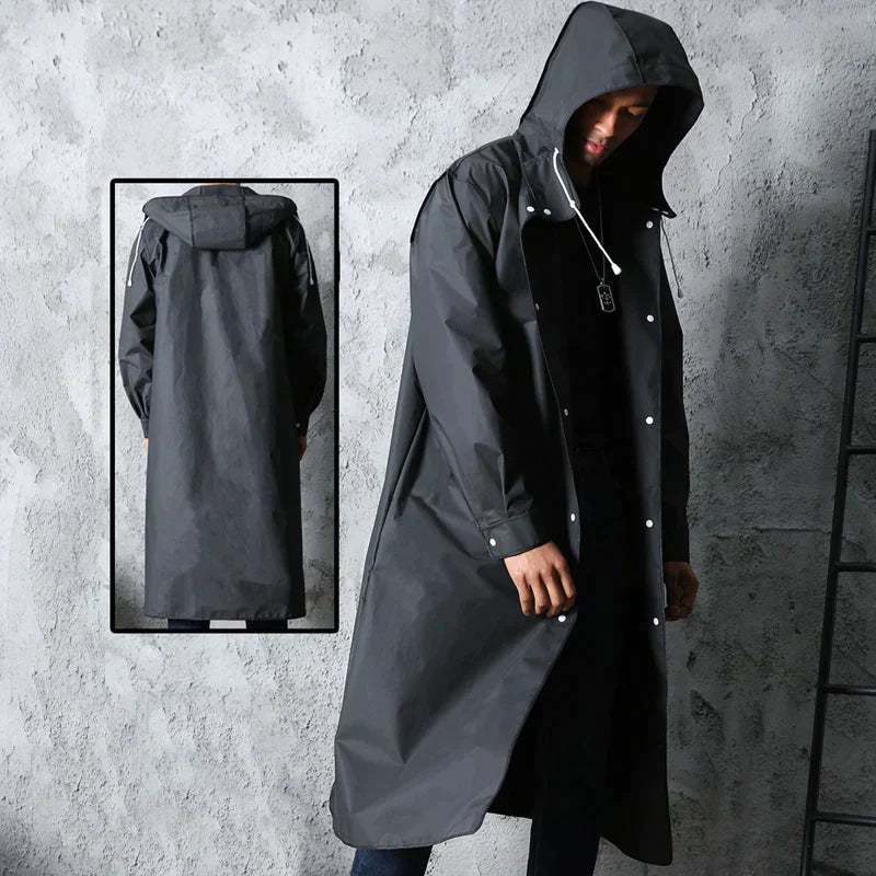 Men's Black Raincoat | Last day 80% off!