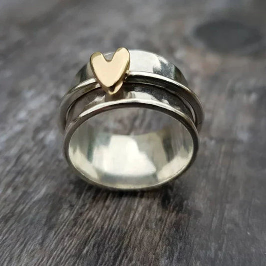 Charm - Heart Silver Ring | Last Day 80% Off!