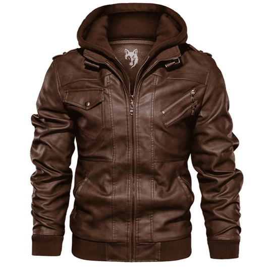 Max™ - Stylish Leather Bomber Jacket | Last day 80% off!