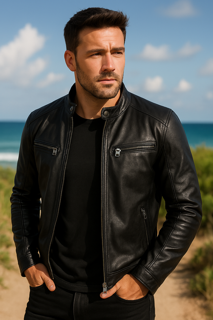 Tobias™ – Casual Leather Spring Jacket | Last Day 80% Off!