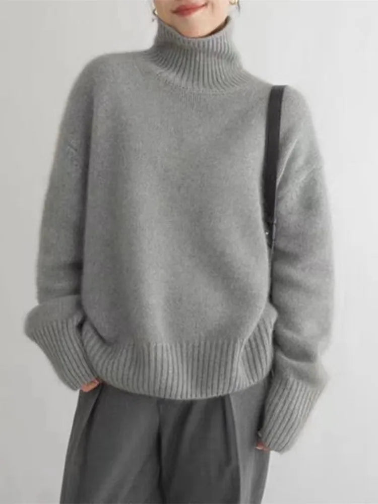 Amaya | Luxe Cashmere Turtleneck Sweater | Last Day 80% Off!