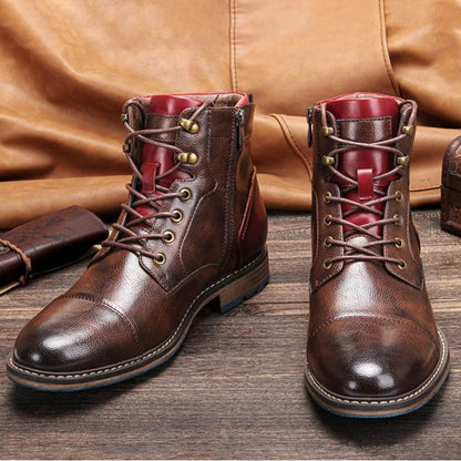 Connor | Premium Leather Oxford Boots | Last Day 80% Off!