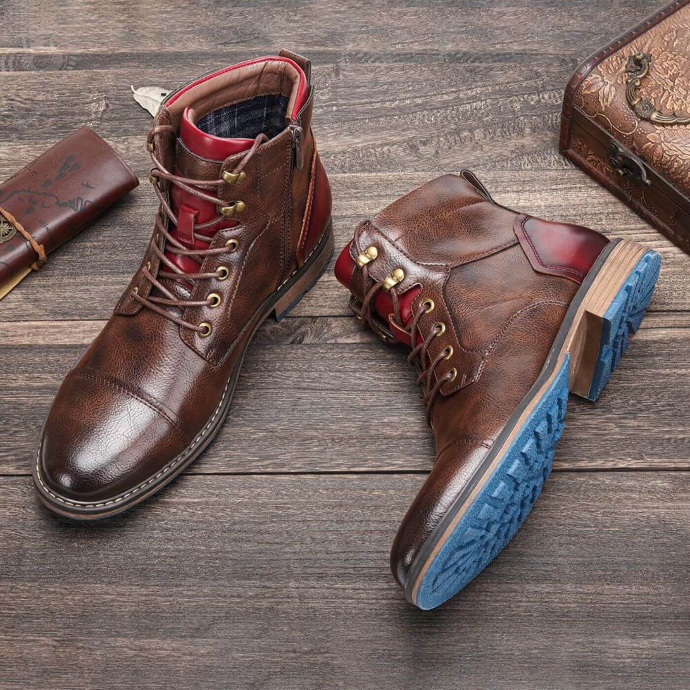 Connor | Premium Leather Oxford Boots | Last Day 80% Off!